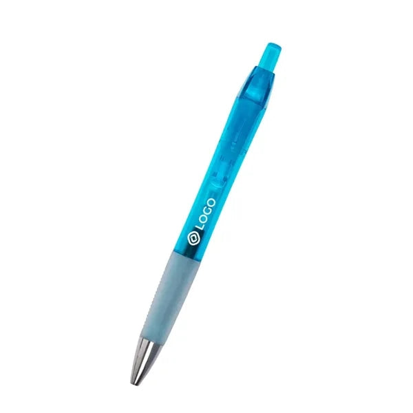 Retractable Translucent ABS Plastic Ballpoint Pen