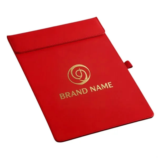 A4 Leather Conference Clipboard with Pen Holder