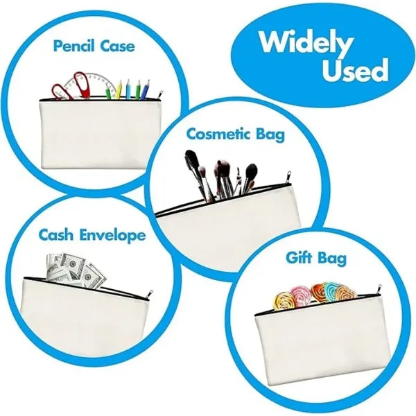 Cotton Zipper Pouches Case