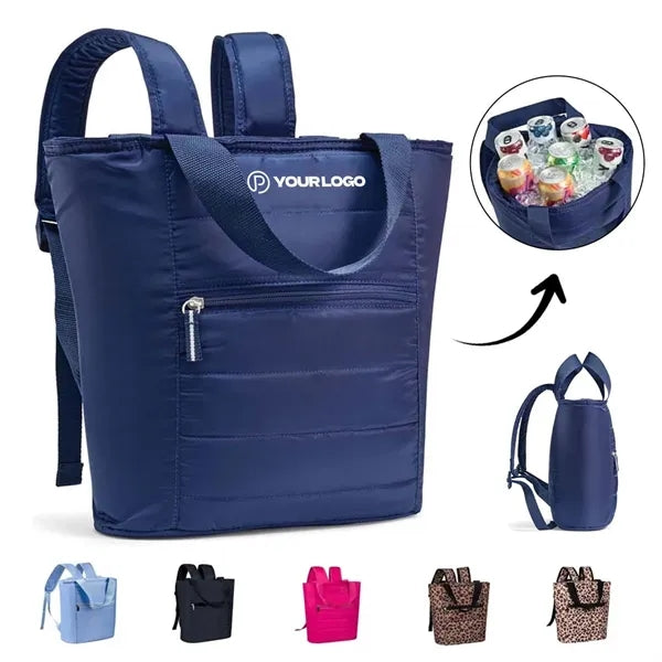 14 can insulated cooler backpack tote for fishing hiking
