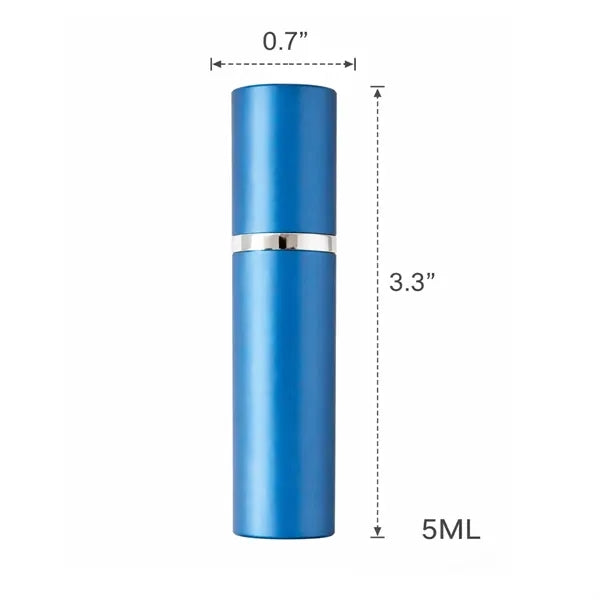 5ml Aluminum Refillable Perfume Spray Bottle