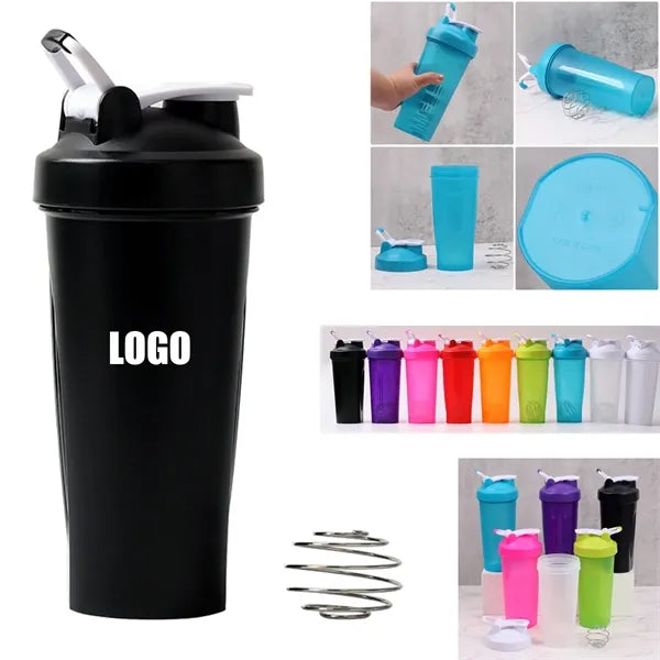 20oz Shaker Bottle with Wire Whisk Ball