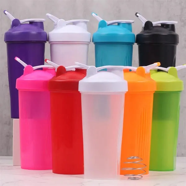 20oz Shaker Bottle with Wire Whisk Ball