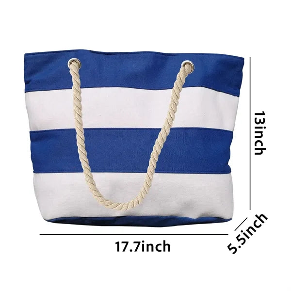 Striped Cotton Tote