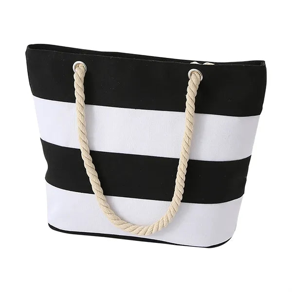 Striped Cotton Tote