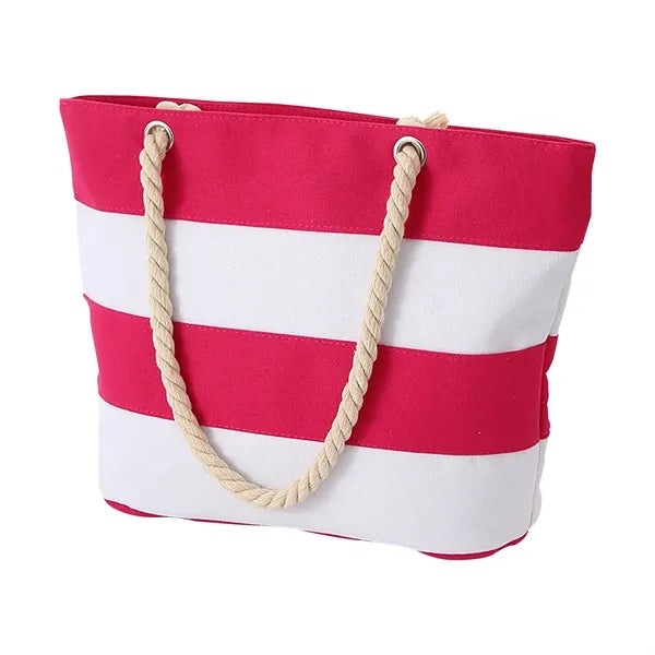 Striped Cotton Tote