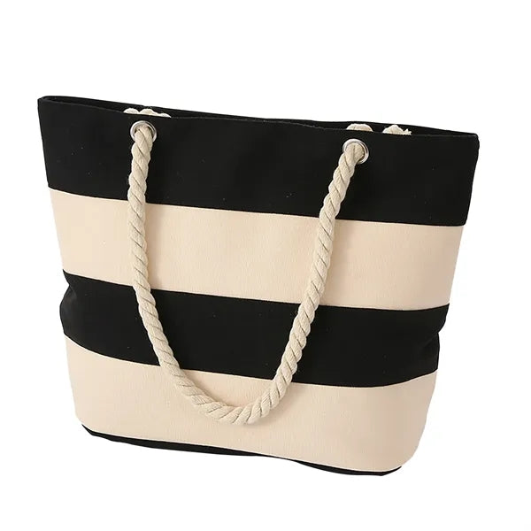 Striped Cotton Tote