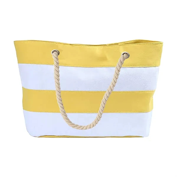 Striped Cotton Tote