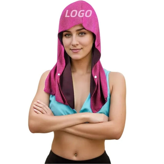 Cooling Hooded Towel for Outdoor & Sports