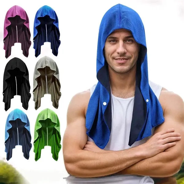 Cooling Hooded Towel for Outdoor & Sports