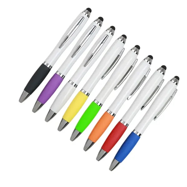 1mm Curvy Touch Screen ABS Plastic Stylus Ballpoint Pen