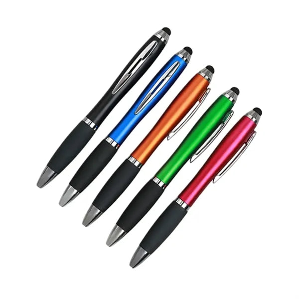 1mm Curvy Touch Screen ABS Plastic Stylus Ballpoint Pen
