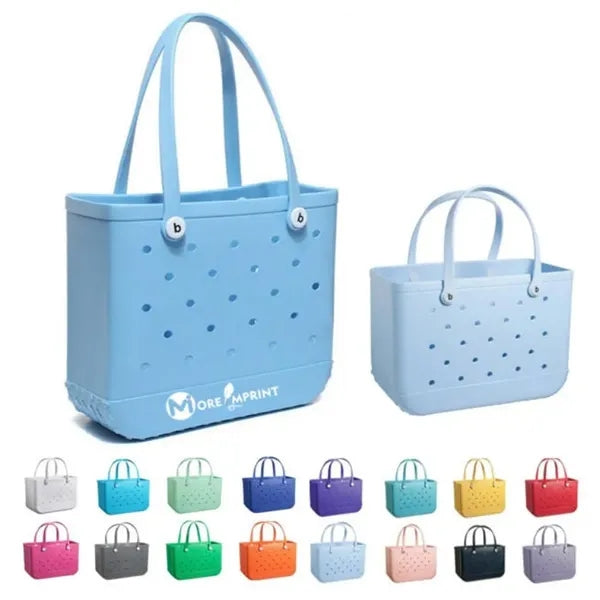 EVA Perforated Beach Tote Outdoor Bag Open-Top Travel Basket