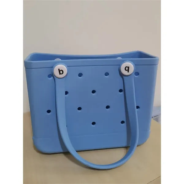 EVA Perforated Beach Tote Outdoor Bag Open-Top Travel Basket