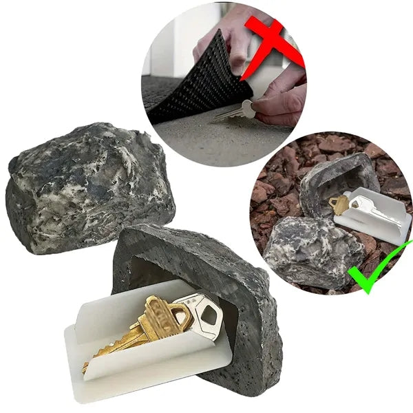Outdoor Concealed Realistic Stone Keybox