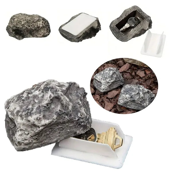 Outdoor Concealed Realistic Stone Keybox