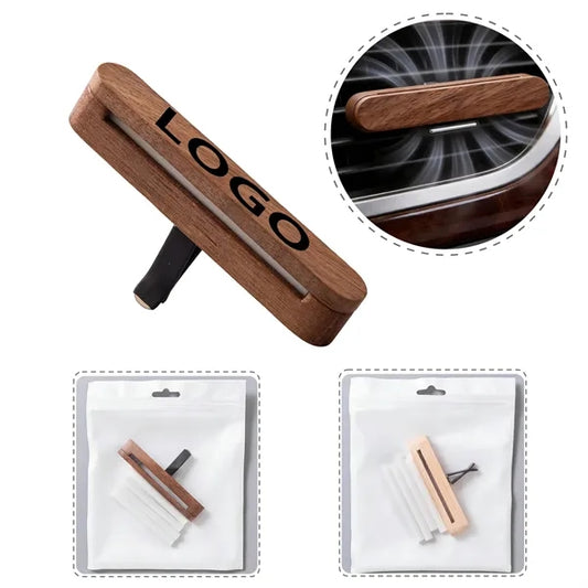 Wooden Car Air Vent Aromatherapy Diffuser Clip Purifier