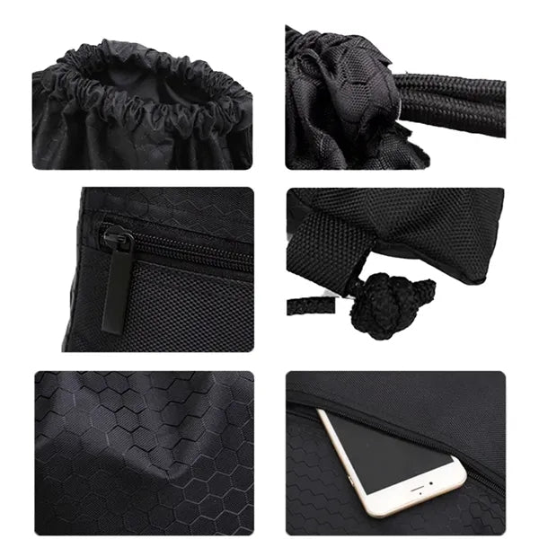Waterproof Wear-Resistant Oxford Fabric Drawstring Backpack