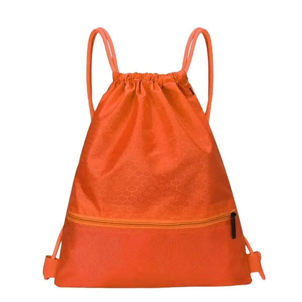 Waterproof Wear-Resistant Oxford Fabric Drawstring Backpack