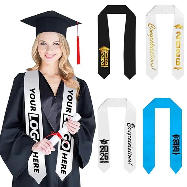 Graduation Honor Stoles Students Adults Unisex 53" 60" 72"