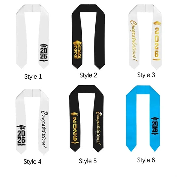 Graduation Honor Stoles Students Adults Unisex 53" 60" 72"