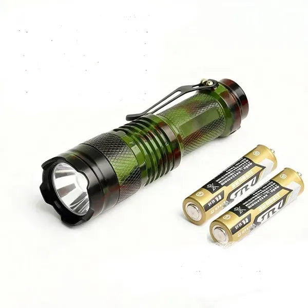 Camouflage LED Metal Flashlight