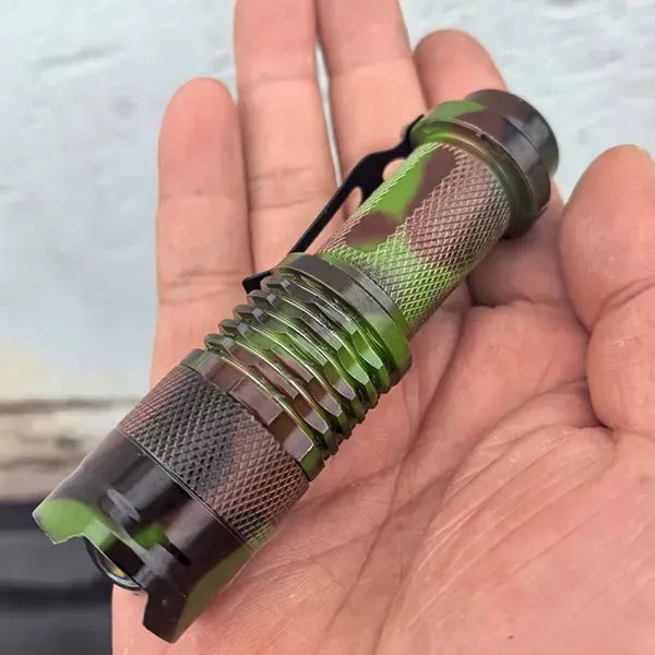 Camouflage LED Metal Flashlight