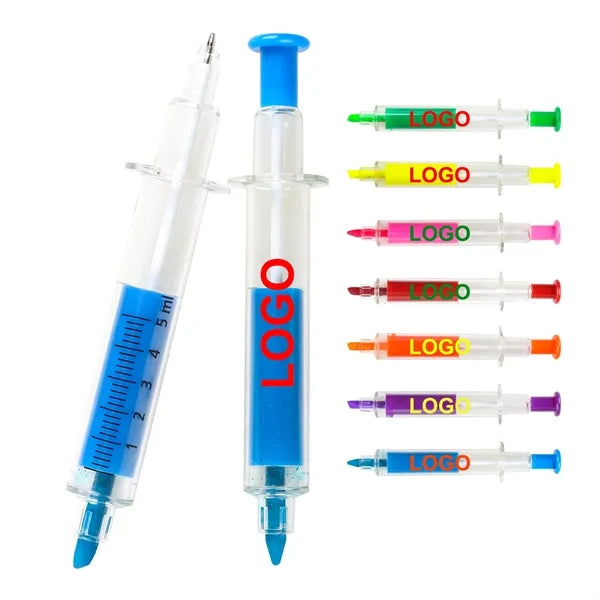 Dual-End Syringe Highlighter
