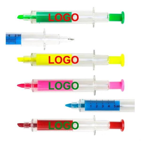 Dual-End Syringe Highlighter