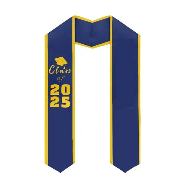 Graduation Stole Trimmed Honor Sash 60/72 Inch Adult