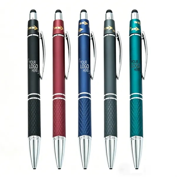 Aluminum Rotating Fidget Office Stylus Pen