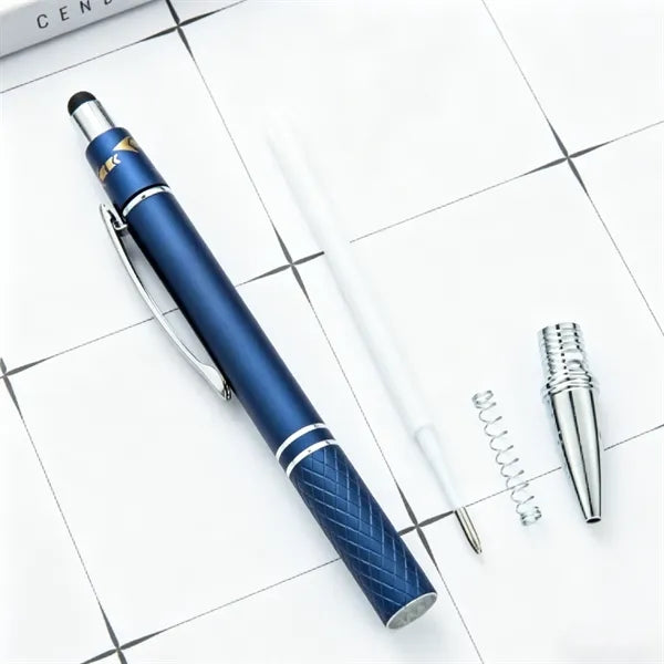 Aluminum Rotating Fidget Office Stylus Pen