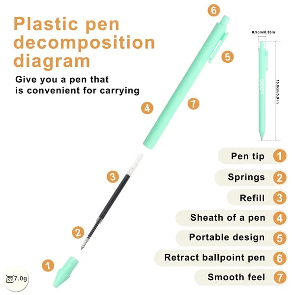 Sleek Gel Grip Pens