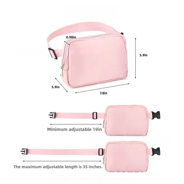 Adjustable sports waist bag
