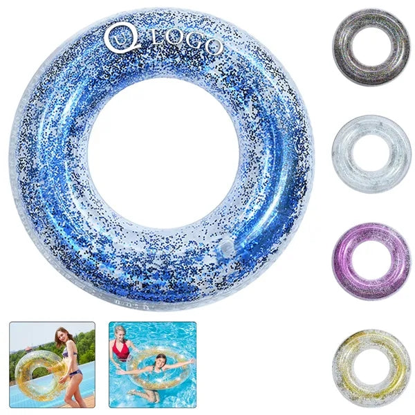 35-Inch Inflatable Sequin Swimming Ring
