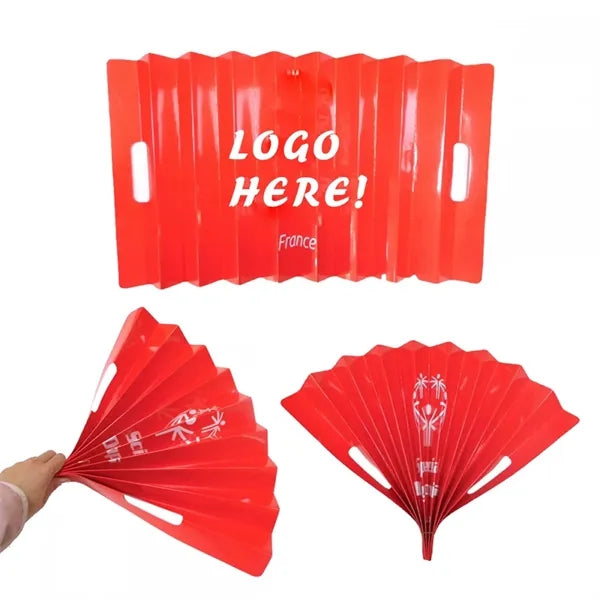 Foldable Paper Fan Hand Clapper Noisemakers