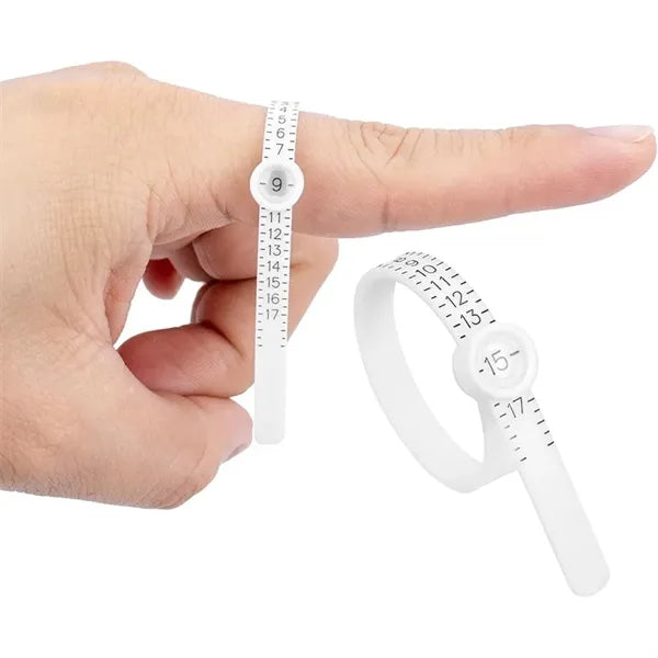Ring Sizer Measuring Tool with Magnifier