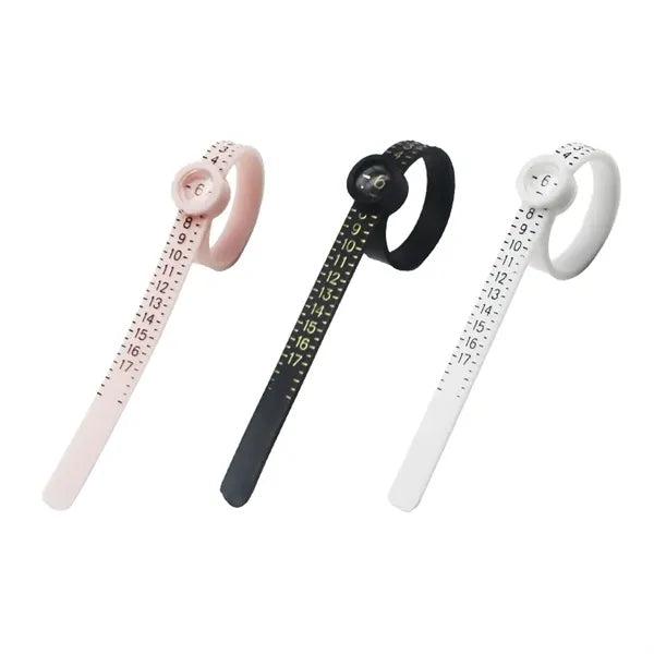 Ring Sizer Measuring Tool with Magnifier