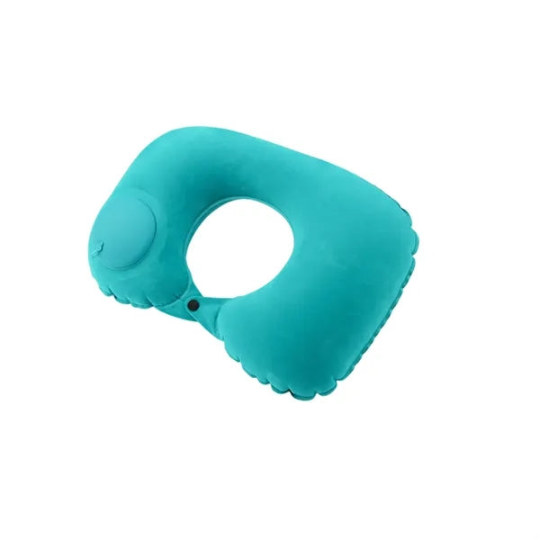 Flocked Inflatable U-Shaped Pillow