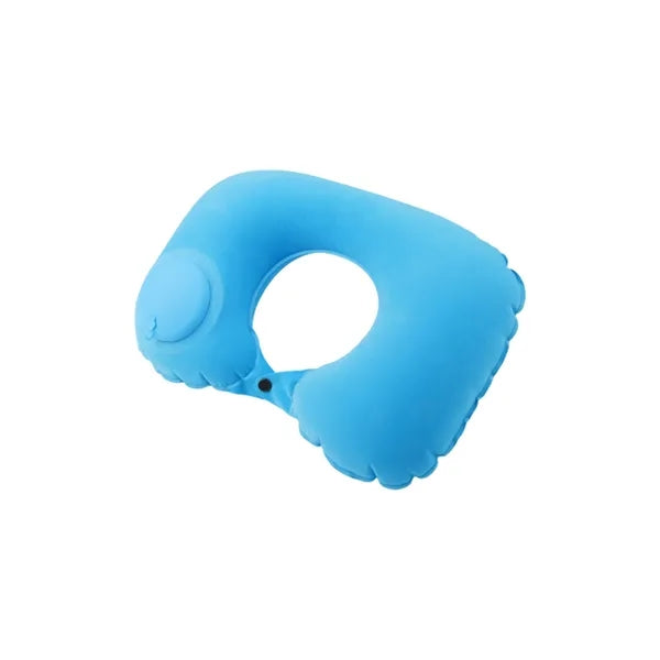Flocked Inflatable U-Shaped Pillow