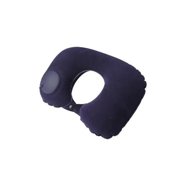 Flocked Inflatable U-Shaped Pillow