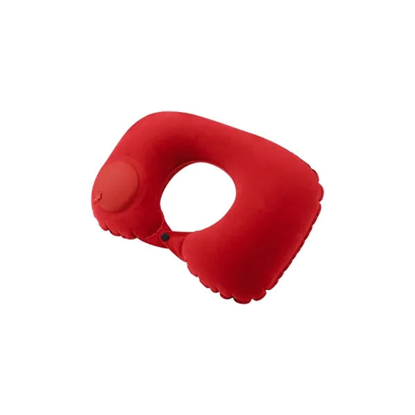 Flocked Inflatable U-Shaped Pillow