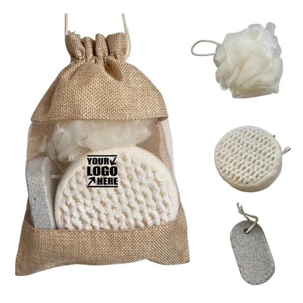 Three-pieces bath gift set