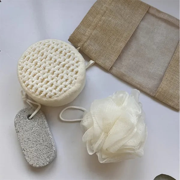 Three-pieces bath gift set