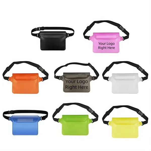 Logo Waterproof Phone Belt Bag Pouch