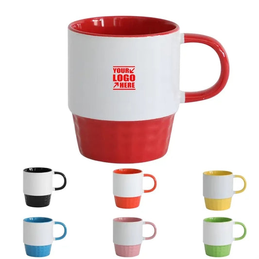 11OZ Embossed Inner Color Two-Color Spiral Cup