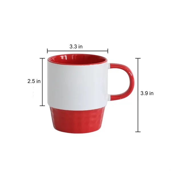 11OZ Embossed Inner Color Two-Color Spiral Cup