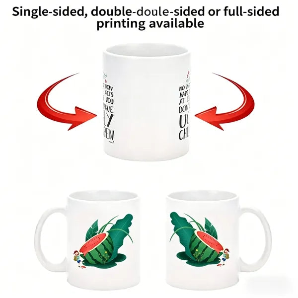11OZ Embossed Inner Color Two-Color Spiral Cup