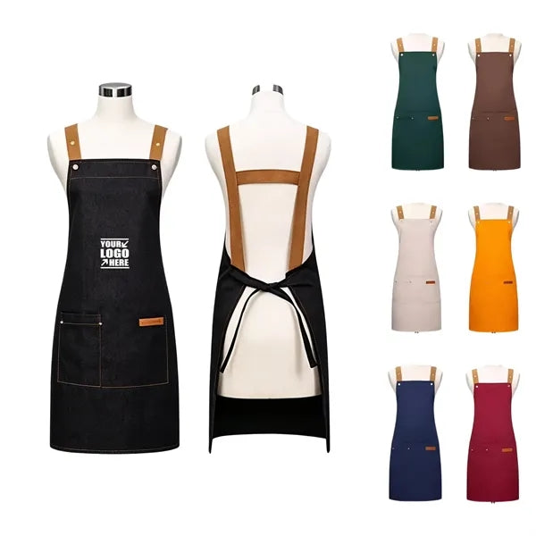 Logo work clothes for canvas waterproof apron