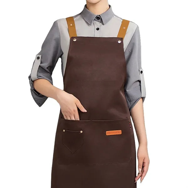 Logo work clothes for canvas waterproof apron
